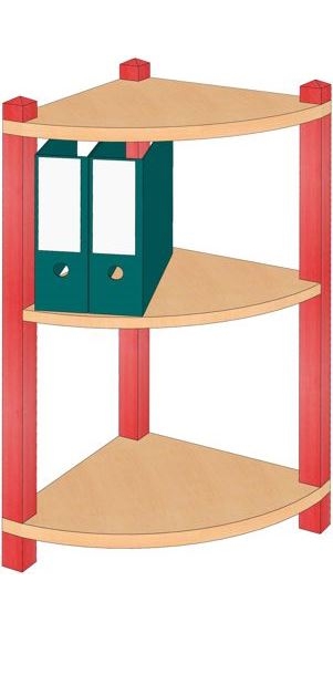 Portfolio-Regal B/H/T 40 x 80 x 40 cm-N 4008 501 01 Portfolio-Regal B/H/T 40 x 80 x 40 cm-N 4008 501 01