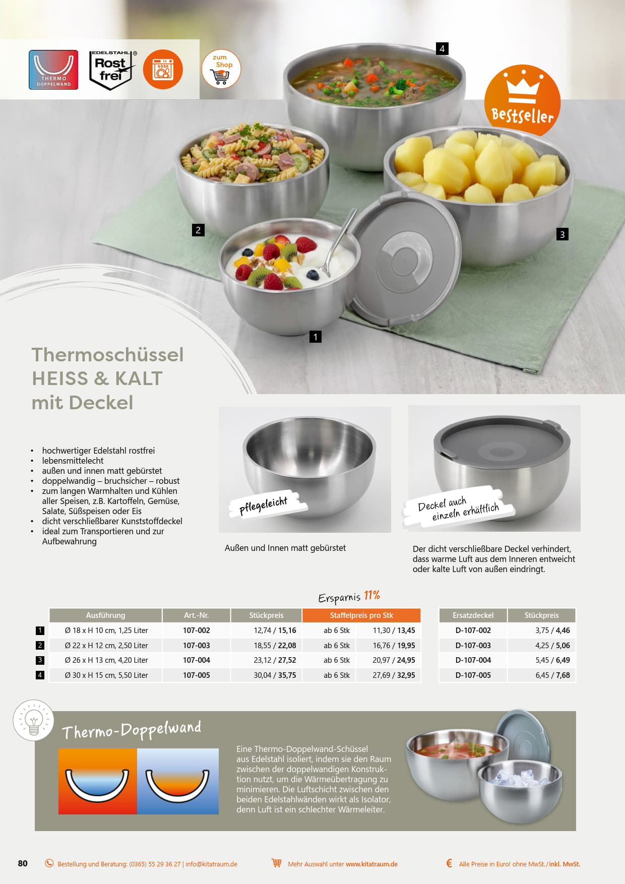 Ersatz-)Deckel Ø 30 cm, passend für Thermoschüssel