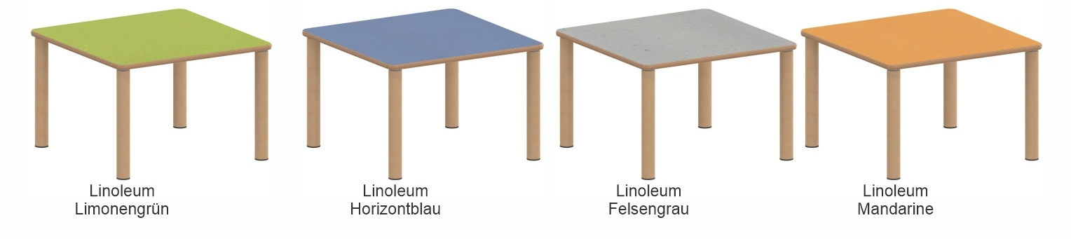 kindergarten tisch zargenlos zalotti Dekorauswahl Linoleum