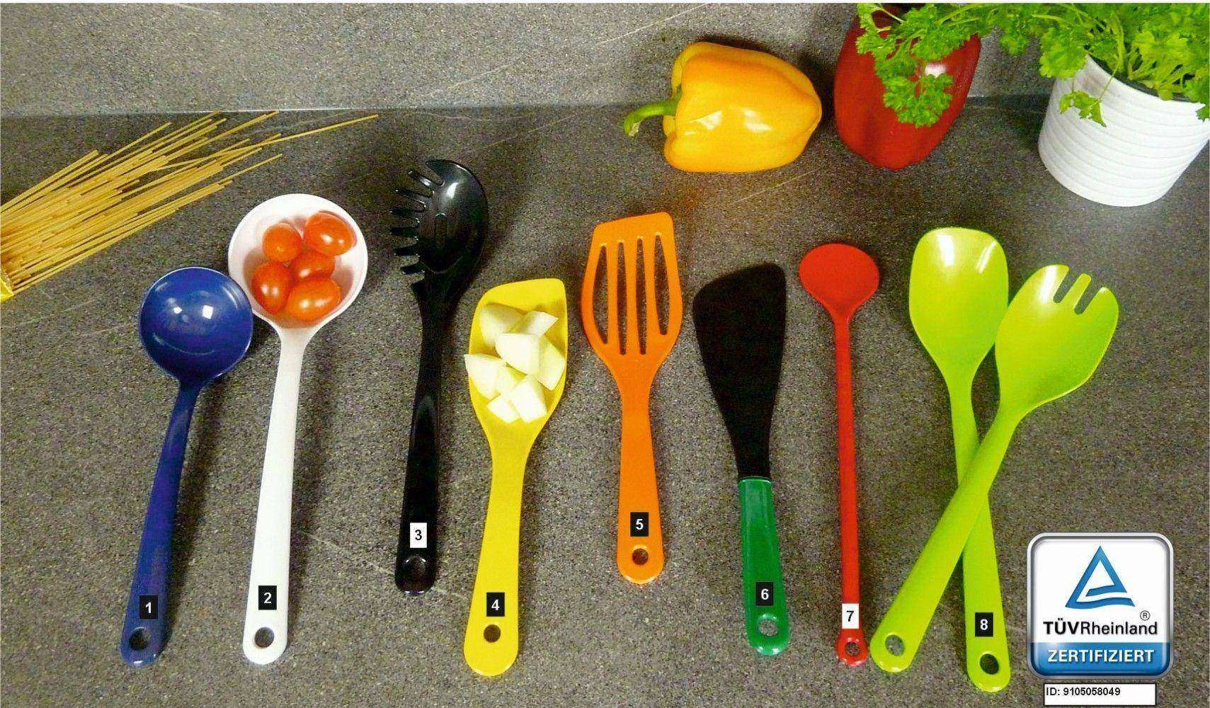 Küchenhelfer aus PBT von WACA mit Nummernleitsystem