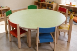 Tische mit 25 mm Multiplexplatte – HPL oder Linoleum