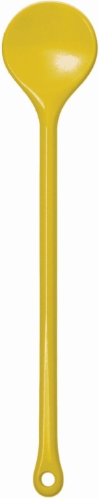 ABVERKAUF (7) Rundlöffel GELB 31 cm, PBT-Kunststoff