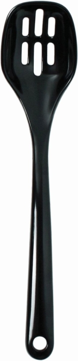 Schöpflöffel geschlitzt SCHWARZ 30,5 cm, PBT-Kunststoff