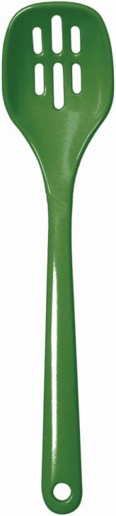 ABVERKAUF Schöpflöffel geschlitzt GRÜN 30,5 cm, PBT-Kunststoff