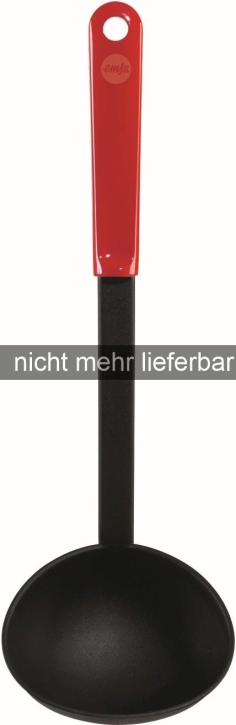 Suppenkelle 29 cm, Griff ROT, Polyamid-Kunststoff