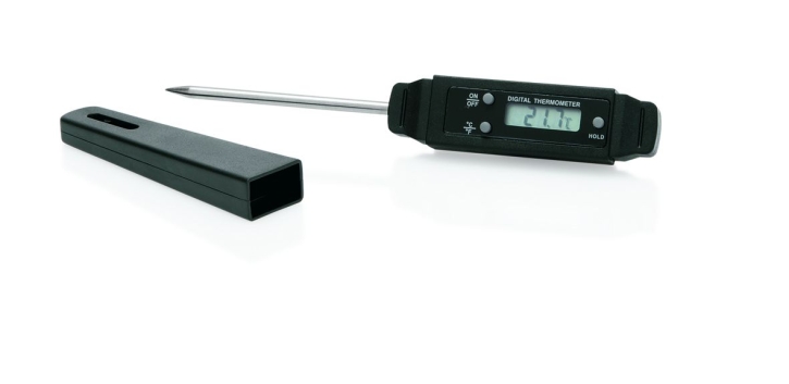 Einstech-Thermometer, digital, 0 bis +120 °C