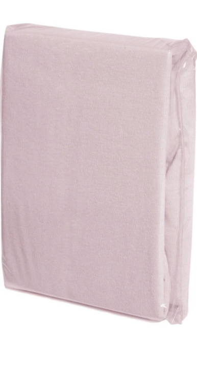 Spannbettlaken Baumwoll-Jersey, Universalgröße 60-70 x 120-140 cm pink