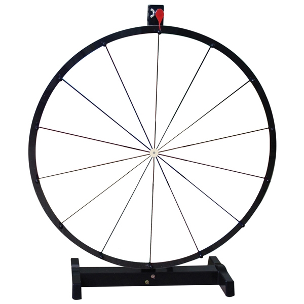 Glücksrad 60 cm weiß inkl. Schwamm & Whiteboardmarker