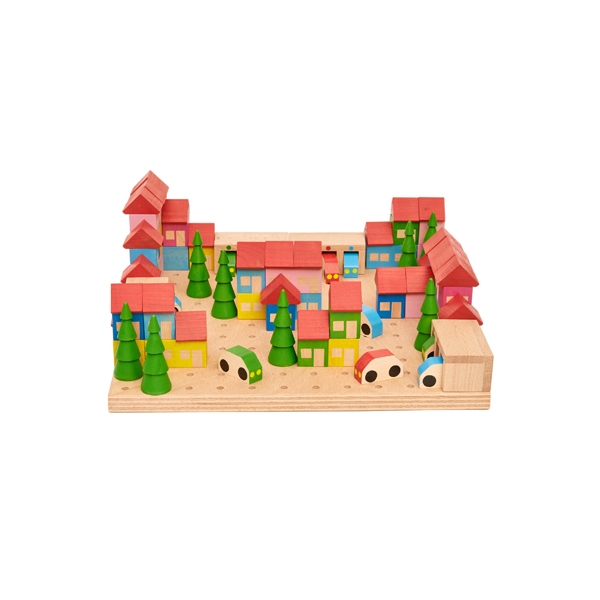 Steckbausteine Stadt 89-tlg.