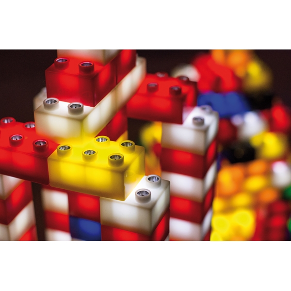 Klemmbaustein-Set Light Stax Junior KIGA 180 Stück