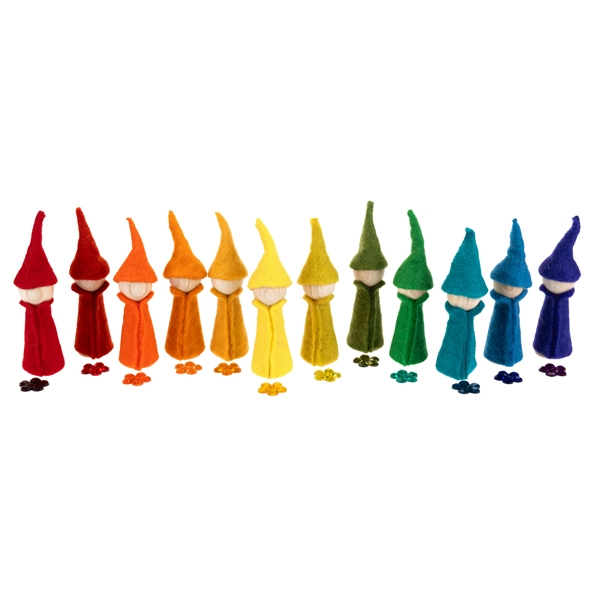 Filzspielfiguren 12 Monate 12er Set