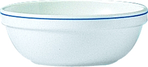 Hartglas "Delft" - Stapelschale 0,47 Liter, Ø 140 x H 53 mm