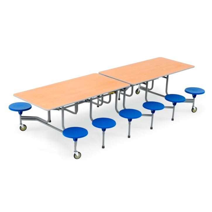 12-Sitzer rechteckig, Tischgröße 305,1 x 75,0 cm, Tischhöhe 66 cm, Sitzhöhe 36 cm