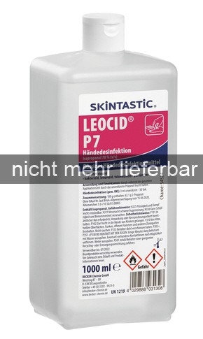 AUSVERKAUFT Desinfektionsmittel LEOCID® P7, Flasche mit 1,00 Liter Inhalt, im 12er Karton