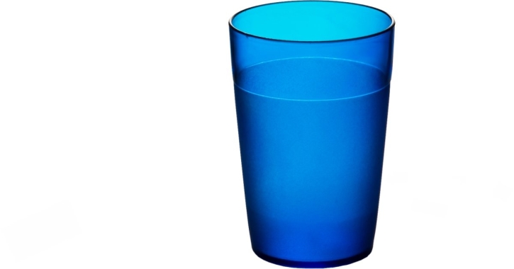 (8) Stapelbecher 0,25 Liter blau