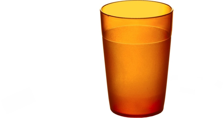 (8) Stapelbecher 0,25 Liter orange