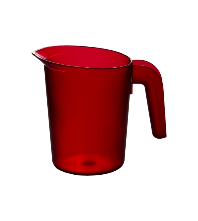 (1) Kanne ohne Deckel 0,5 Liter, Rot