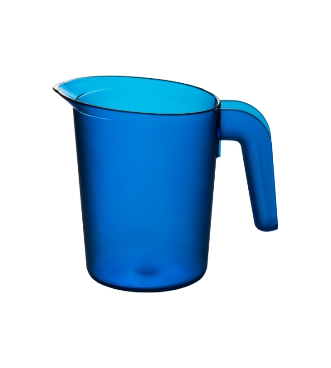 (1) Kanne ohne Deckel 0,5 Liter, Blau