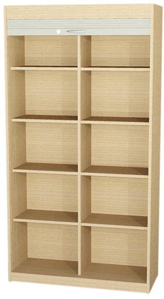 Jalousienschrank vertikal mit Mittelwand, 190 cm hoch 