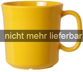 Melamin "Colora" - (1) Kindertasse GELB 0,20 Liter, Ø 75 x H 76 mm