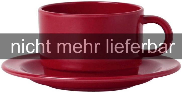 Melamin "Colora" - (2) Obertasse ROT 0,20 Liter, Ø 80 x H 55 mm
