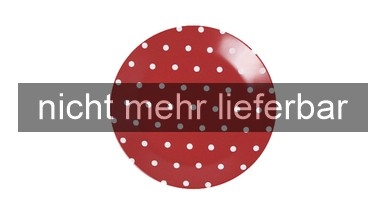 Melamin Punkt rot - Frühstücks- / Dessertteller Ø 19,5 cm