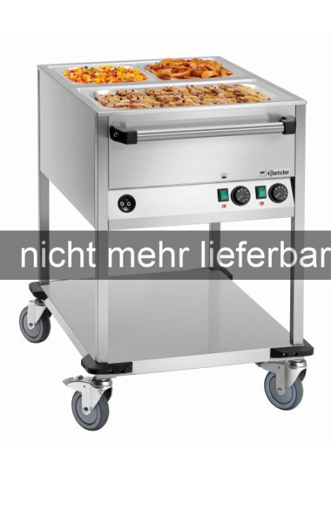 Speisenausgabewagen 2 x 1/1 GN, B/T/H 65,5 x 90 x 91 cm