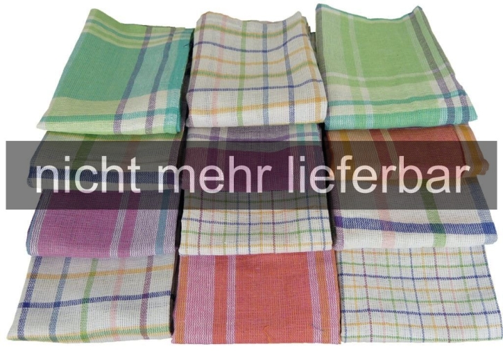 AUSVERKAUFT Geschirrtücher 10er-Pack, div. Farben, 50 x 70 cm