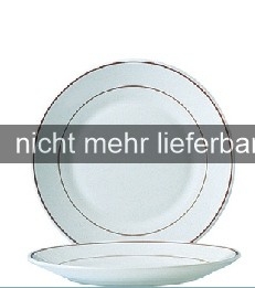 AUSVERKAUFT Hartglas "Bordeaux" - Frühstücks- / Dessertteller Ø 19,5 cm, H 22 mm