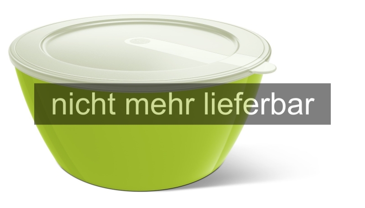 Abverkauf: Melamin-Schale mit Deckel, Ø 24 cm, Inhalt 3,5 Liter, Farbe hellgrün