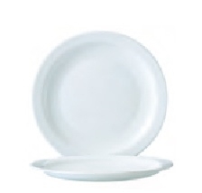Hoteliere Uni weiß - Frühstücks- / Dessertteller Ø 19,5 cm, H 17 mm