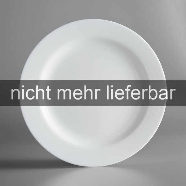 AUSVERKAUFT Evolution Uni weiß - EXTRA GROSSER Teller flach Ø 27 cm