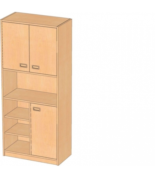 Regalschrank, B/H/T: 78 x 180 x 40 cm-7818 424 00