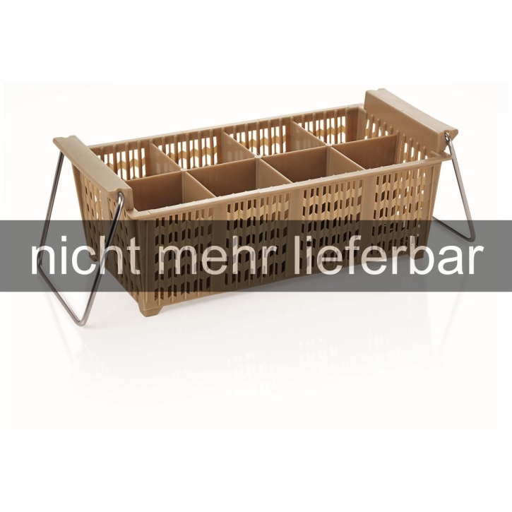 AUSVERKAUFT: (Spülmaschinen-)Besteckkorb MIT 2 Tragegriffen, L 43 x B 21 x H 15,5