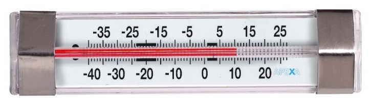 Kühlschrank- / Tiefkühl-Thermometer, analog, -40 bis +25 °C
