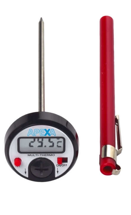 Einstech-Thermometer, digital, -50 bis +150 °C