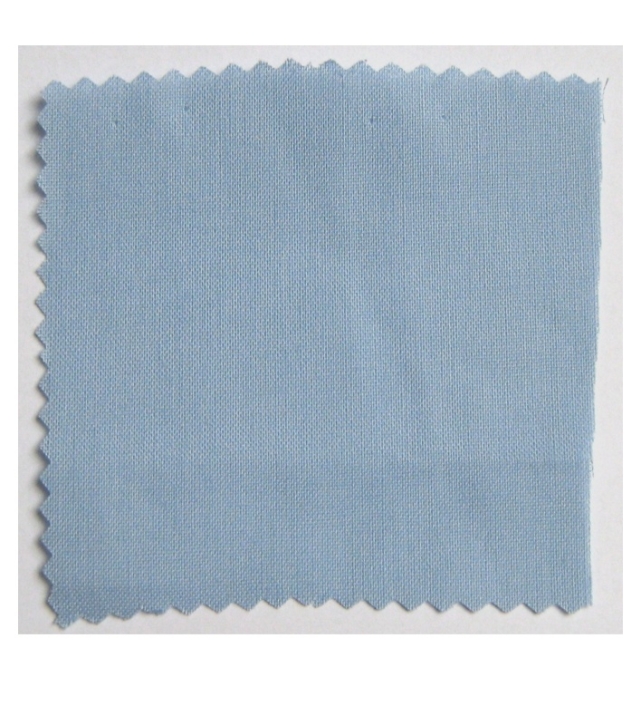Bettwäsche "Hellblau", Baumwolle, Deckenbezug 100x135 cm, Hotelverschluss