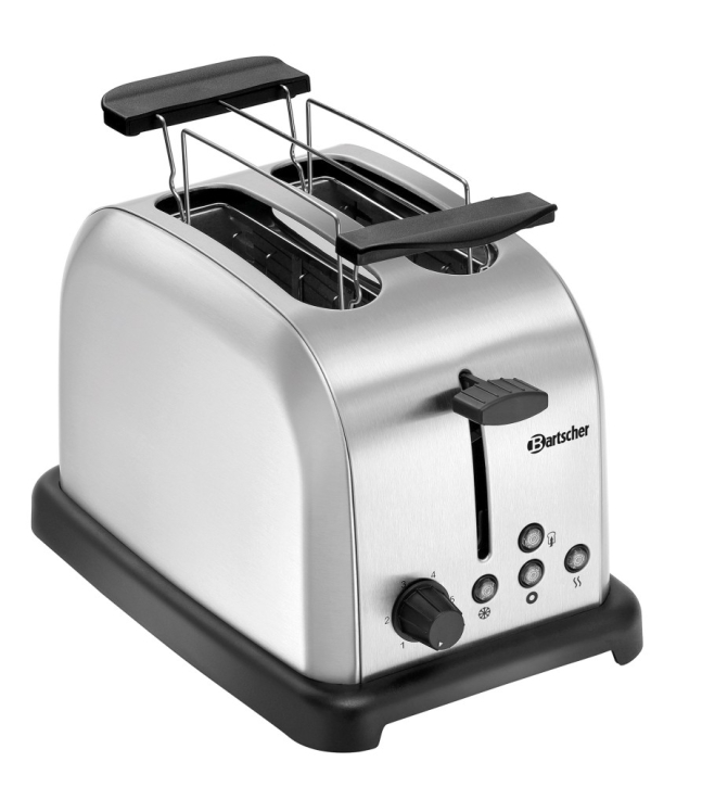 Edelstahl-Toaster TBBR20, B/T/H 34 x 21,5 x 22 cm