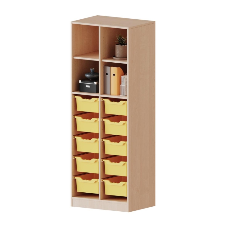 ErgoTray Regal, zweireihig, 5 Ordnerhöhen - Gesamthöhe: 190 cm ErgoTray Regal, zweireihig, 5 Ordnerhöhen - Gesamthöhe: 190 cm