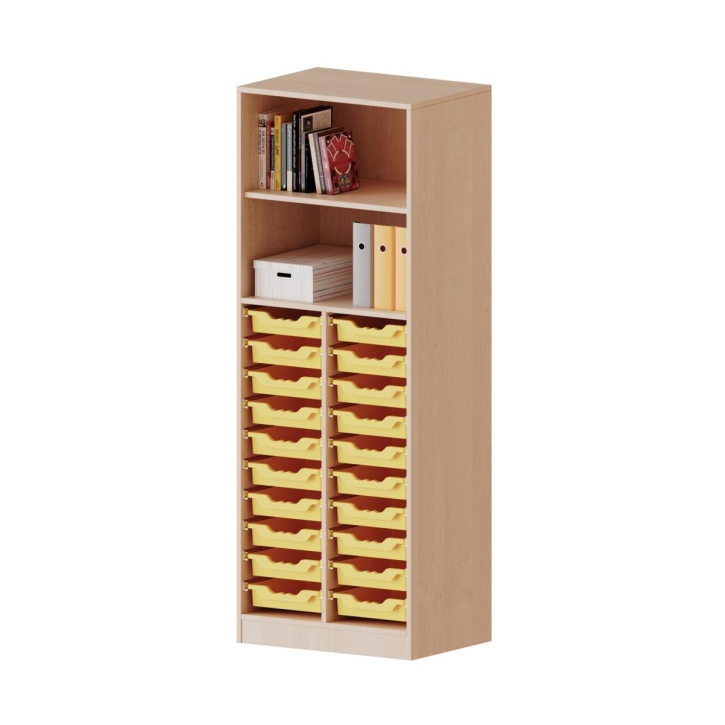 ErgoTray Regal, zweireihig, 5 Ordnerhöhen - Gesamthöhe: 190 cm ErgoTray Regal, zweireihig, 5 Ordnerhöhen - Gesamthöhe: 190 cm