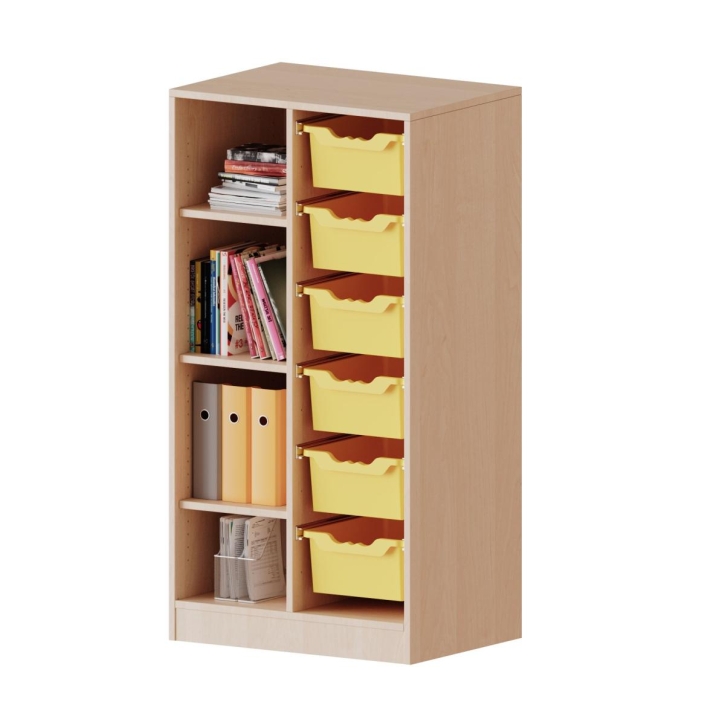 ErgoTray Regal, zweireihig, 3,5 Ordnerhöhen - Gesamthöhe: 136 cm ErgoTray Regal, zweireihig, 3,5 Ordnerhöhen - Gesamthöhe: 136 cm