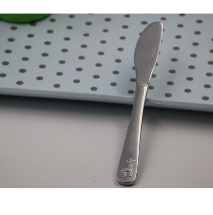 Kinderbesteck Tierpark - Messer gezahnt, 18,2 cm, 52 g