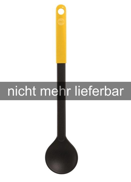 AUSVERKAUFT Kochlöffel 27,5 cm, Griff GELB, Polyamid-Kunststoff