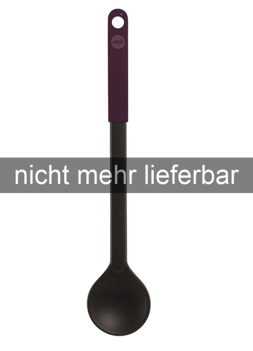 AUSVERKAUFT Kochlöffel 27,5 cm, Griff BROMBEER, Polyamid-Kunststoff