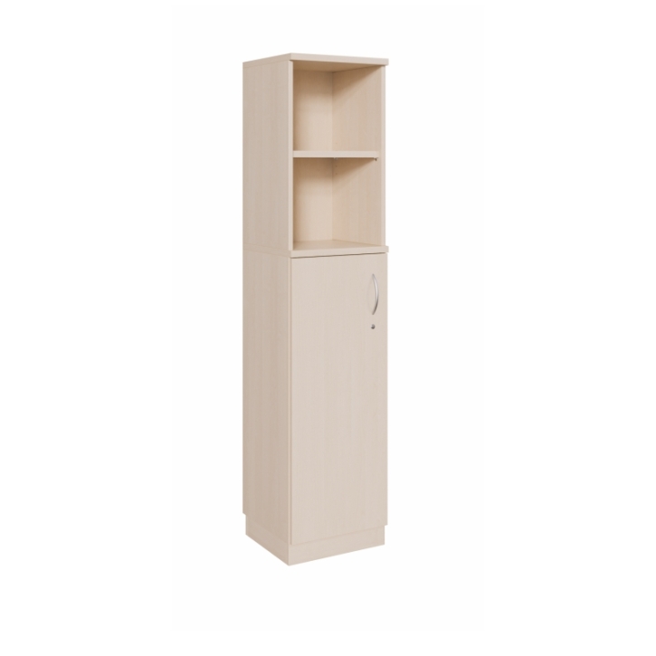 Kombischrank Tür + Regal ohne Mittelwand, 1-türig, Breite: 60 cm, Höhe: 190 cm (Variante wählen)