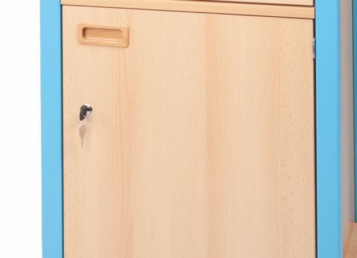 Schloss für rechteTür, verschieden schließend-N SCHL-R-V