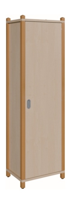 Stollenschrank Breite 56 cm, 180 cm Hoch, Tür rechts