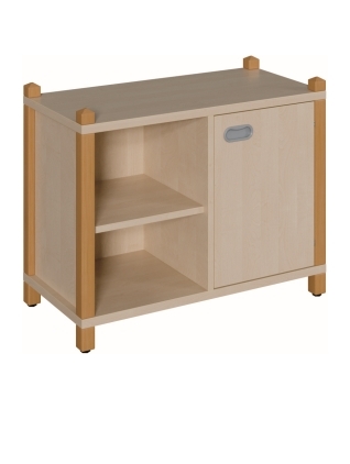 Stollenschrank Breite 82 cm, 60 cm Hoch, Tür rechts