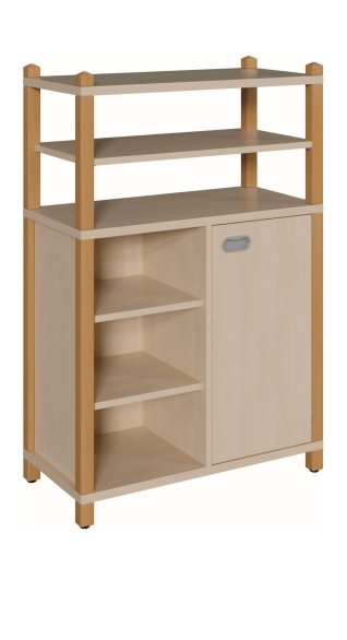 Stollenschrank Breite 82 cm, 120 cm Hoch, Tür rechts