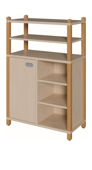 Stollenschrank Breite 82 cm, 120 cm Hoch, Tür links